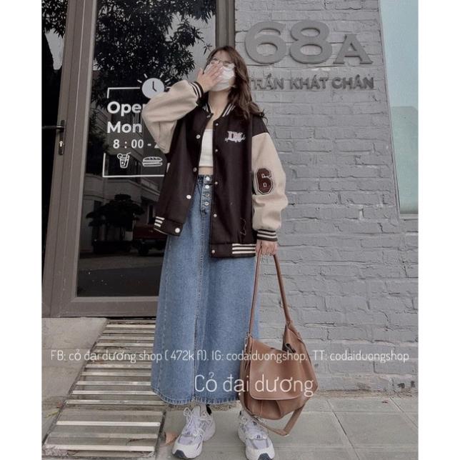 Áo Bomber Uns 1990,21 Chất Nỉ Dạ Nhiều Màu ❤Áo Khoác Bóng Chày Be Đen Đỏ Nam Nữ Dễ Phối Đồ Ulzzang Hot