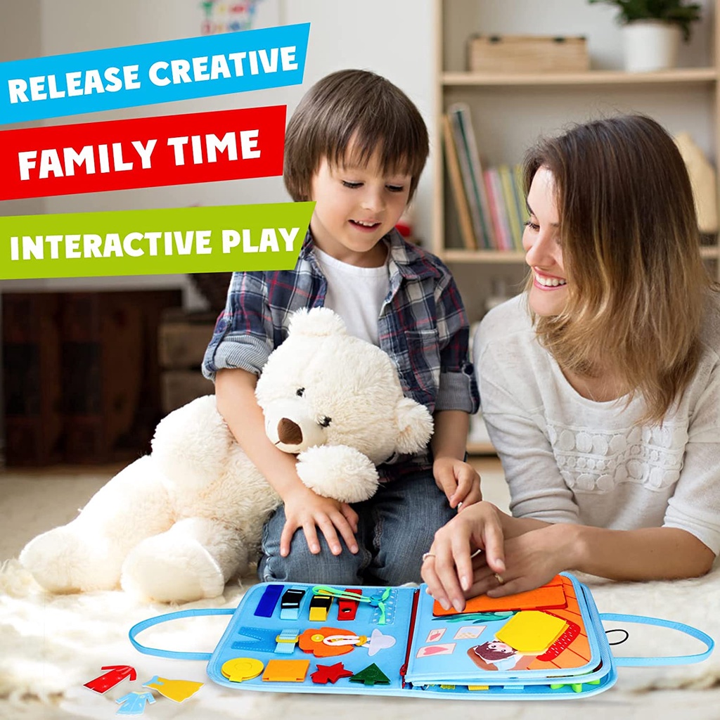 Đồ Chơi Bảng Xếp Hình Montessori Giúp Bé Học Hỏi