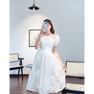 Đầm Ren Lông Vũ 3 màu