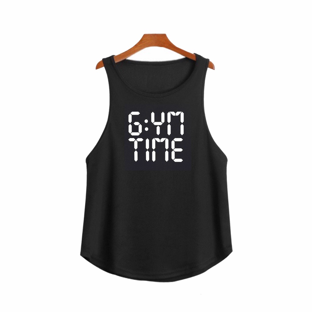 Áo Thun Ba Lỗ Tank Top GYM TIME thể thao nam thoáng khí mát mẻ -MALBL005- MAL STORE