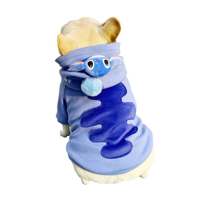 Áo Thu Đông In Hình Stitch Dễ Thương Cho Thú Cưng