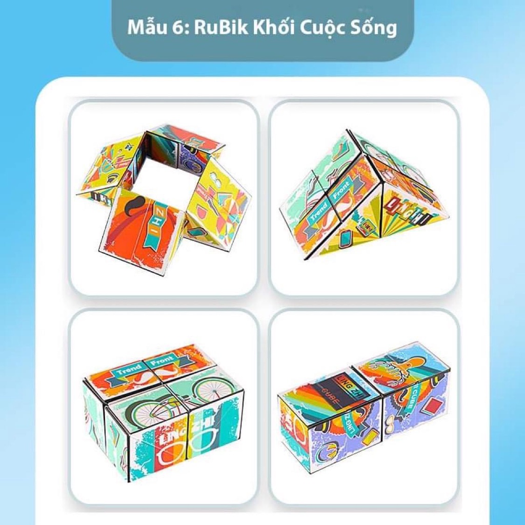 Rubik 3D Magic là mẫu đồ chơi Rubic nam châm biến thể siêu độc lạ hot tiktok mới nhất 2023