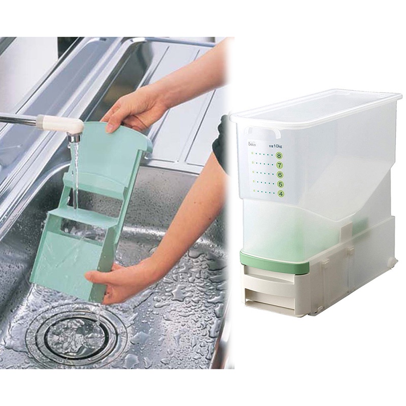 Thùng gạo thông minh Shinko 10kg - Hachi Hachi Japan Shop