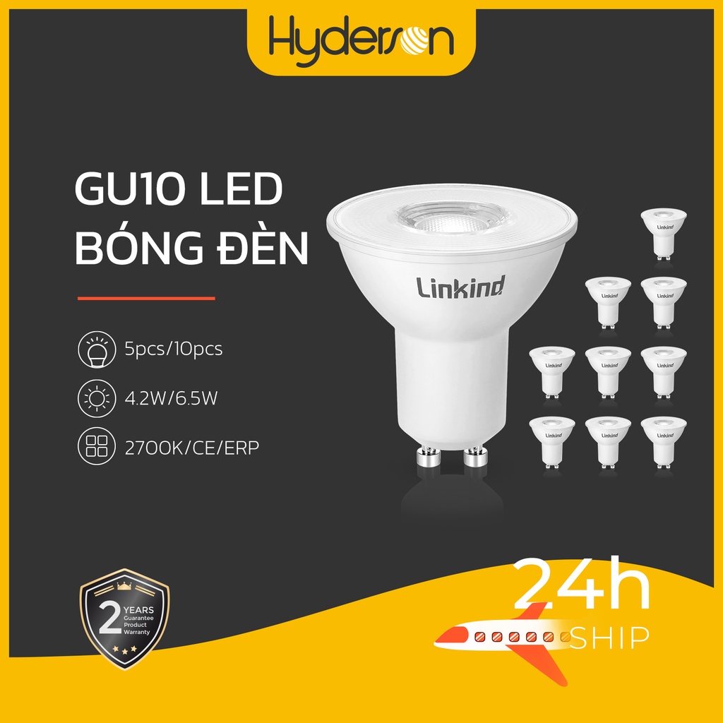 5 hoặc 10 bóng đèn Hyderson MR16 50w 640 lumen 2700k ac220-240v không có đIều chỉnh độ sáng