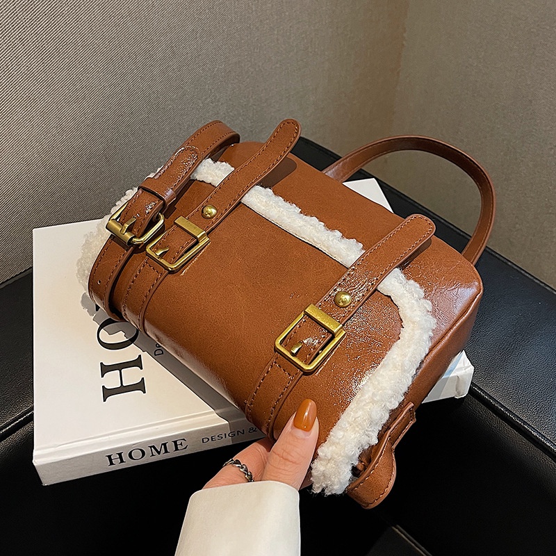 Ielgy Túi Đeo Chéo Phong Cách retro Cao Cấp Dành Cho Nữ