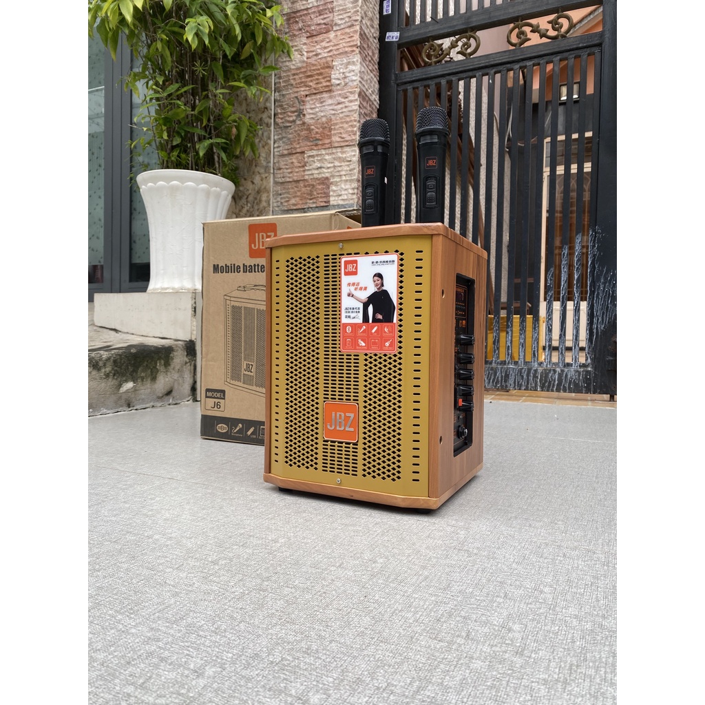Loa kéo JBZ J6 – Loa karaoke di động chất lượng âm thanh tuyệt đỉnh bass siêu hay vang trong
