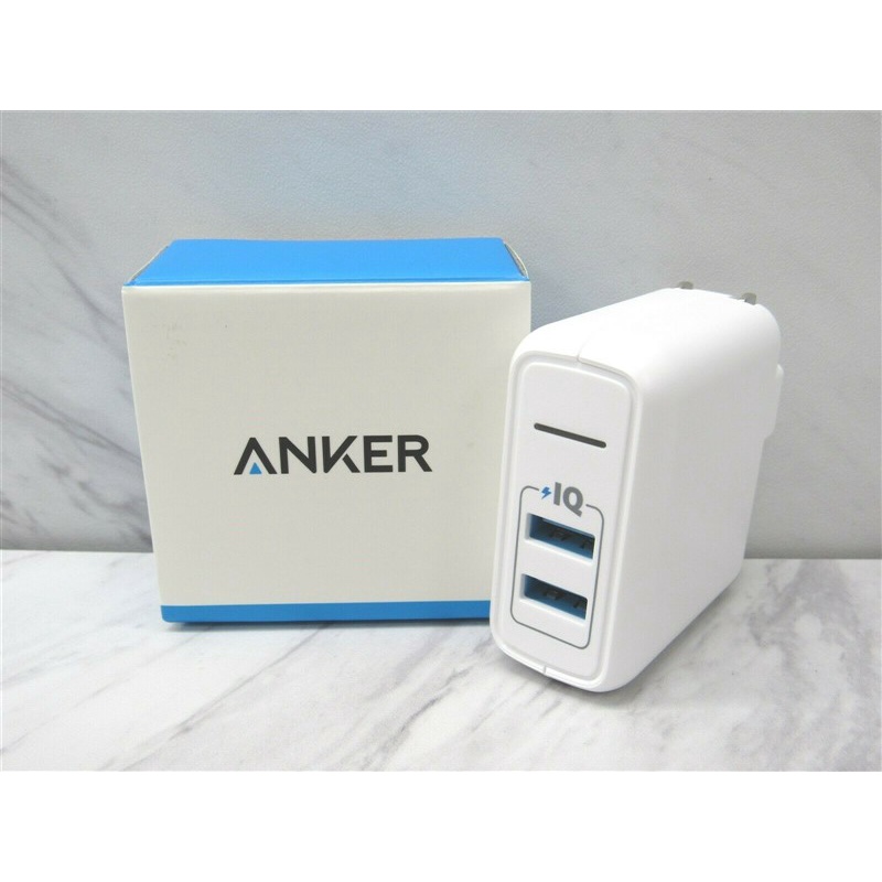 Sạc Anker A2023 / A2503 - Củ Sạc Anker Powerport Elite 2 cổng PIQ A2023 24W