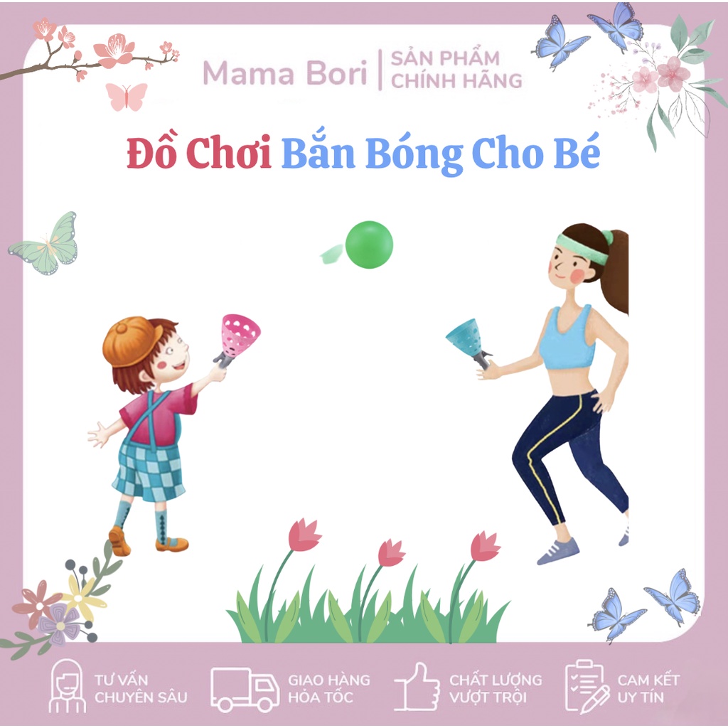 Đồ Chơi Vận Động, Bộ Cốc Bắn Bóng (2 Cốc Và 4 Bóng)- Giúp Tăng Chiều Cao Cho Bé