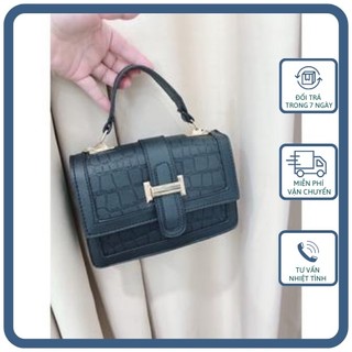 Túi xách nữ đeo chéo basic khóa sang trọng đẹp.