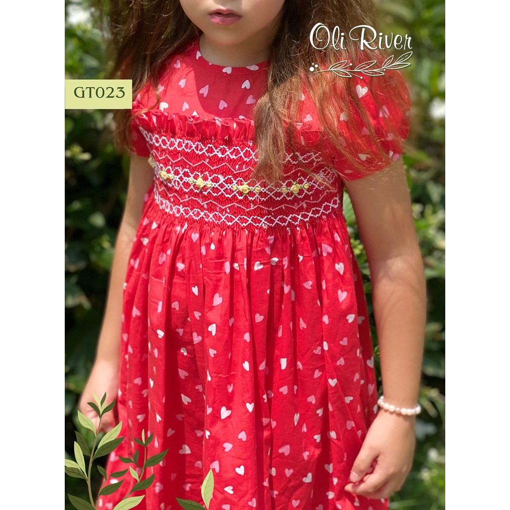 Đầm smock oli river