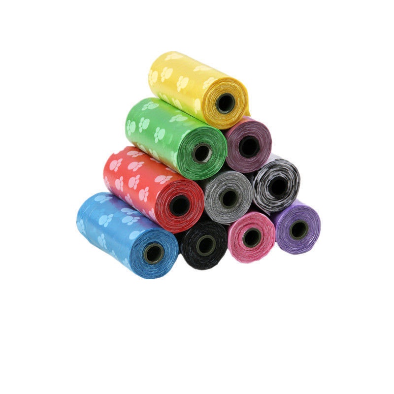 15 / 5 Cuộn Túi Đựng Rác Nhiều Màu Sắc Thân Thiện Với Môi Trường Tiện Dụng