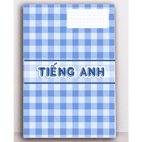 Vở theo yêu cầu tên môn học, kẻ ngang kẻ caro 80 trang 120tr 160tr Self Planner 80gsm