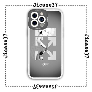 Ốp lưng iphone và samsung xiaomi oppo cạnh vuông Jicase off white