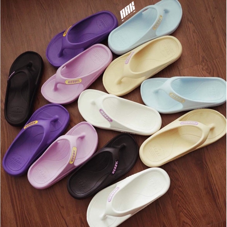 [ HÀNG CHÍNH HÃNG ] Dép Nerdy 널 디 _ XỎ NGÓN từ Hàn Quốc