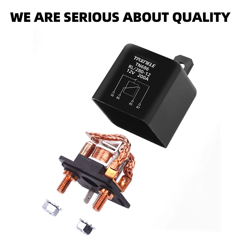 Rơ Le Khởi Động 200A 120A 100A 12V 24V Cho Xe Hơi