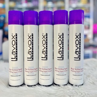 Keo xịt tóc giữ nếp mềm Lavox 420ml