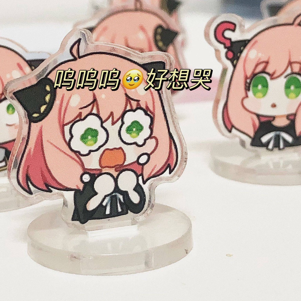 Giá Đỡ Đồ trang trí Nhân Vật ST1 Spyxfamily Mini Dễ Thương Dùng Trang Trí