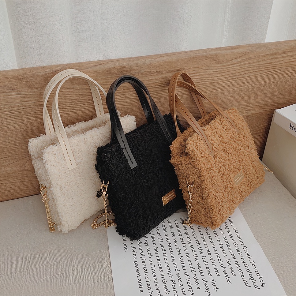 Túi xách len tự đan, túi xách tay nữ đeo chéo thời trang Hàn Quốc - Có video hướng dẫn DIY401