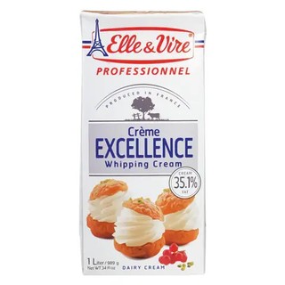 Kem sữa whipping cream elle & vire 1000ml*12h/ kem sữa tươi 100% pháp - nhập khẩu chính hãng pháp