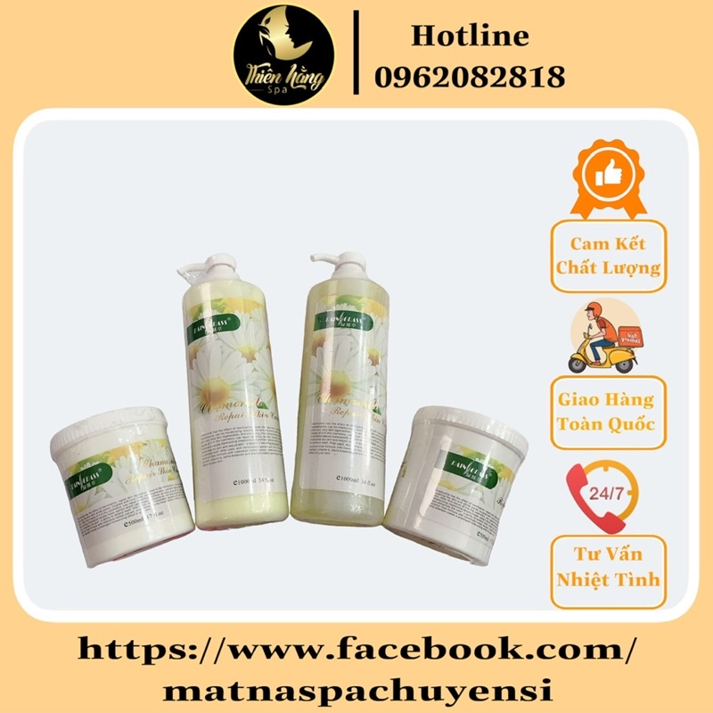 🔴Bộ Chăm Sóc Da Hoa Cúc 4 Món - Chuyên Dùng Trong Spa TMV