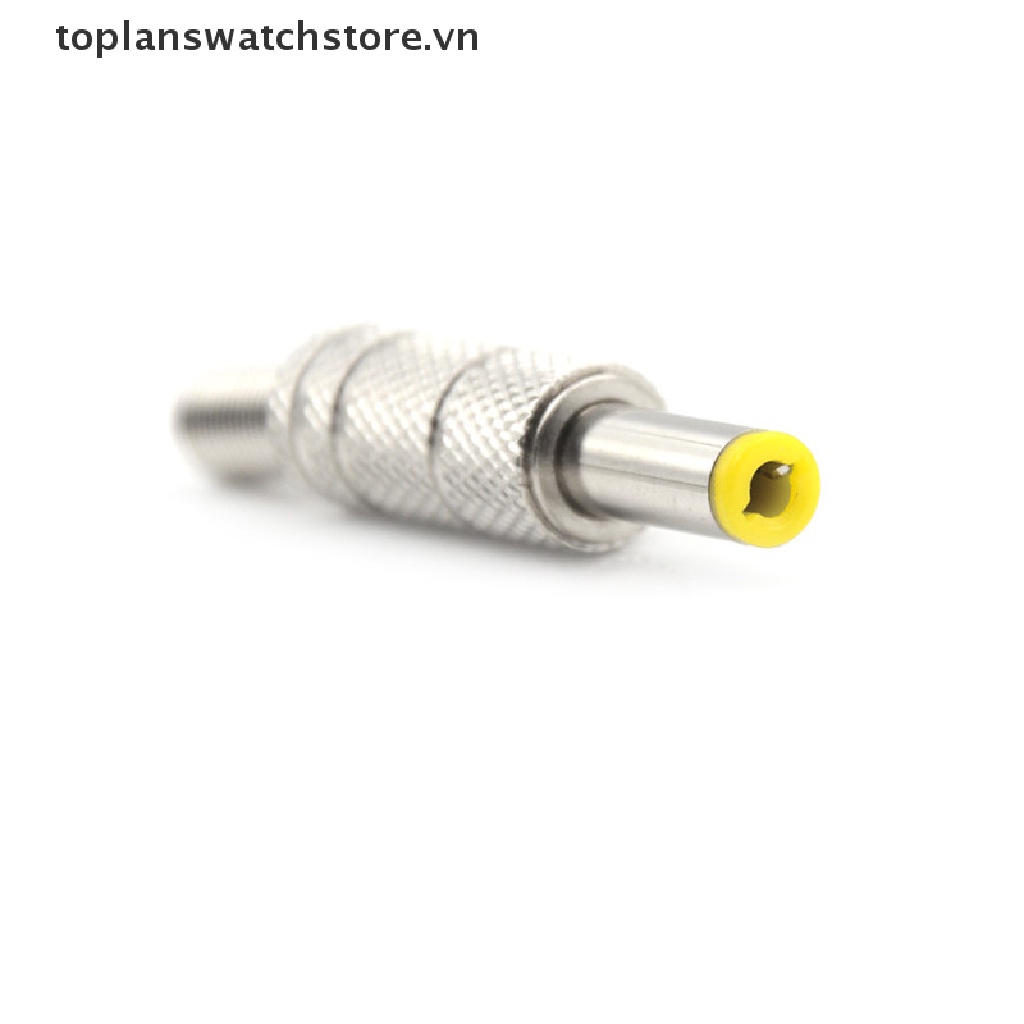 1 Phích Cắm Nguồn DC 12V 5.5 * 2.5mm Bằng Kim Loại Tiện Dụng