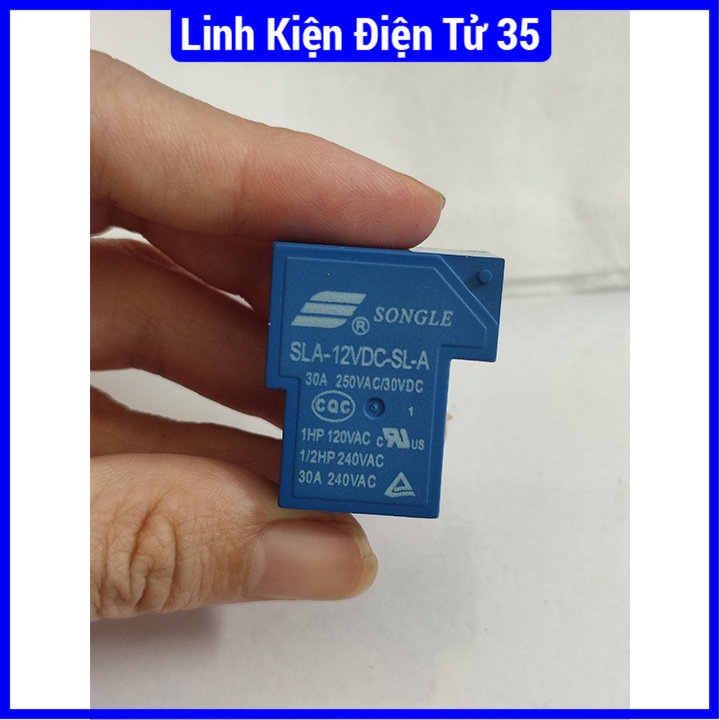 Rơ le, relay songle SLA 12V 30A 5 chân 250VAC/ 30A, 30VDC/ 30A