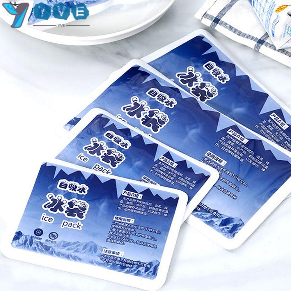 Set 10 Túi Làm Đá Giữ Thức Ăn Tươi Ngon Tự Động Hấp Thụ Nước