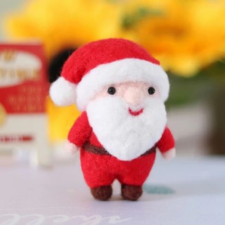 Len Chọc Handmade, Bộ Kit Len Chọc Santa With Gift