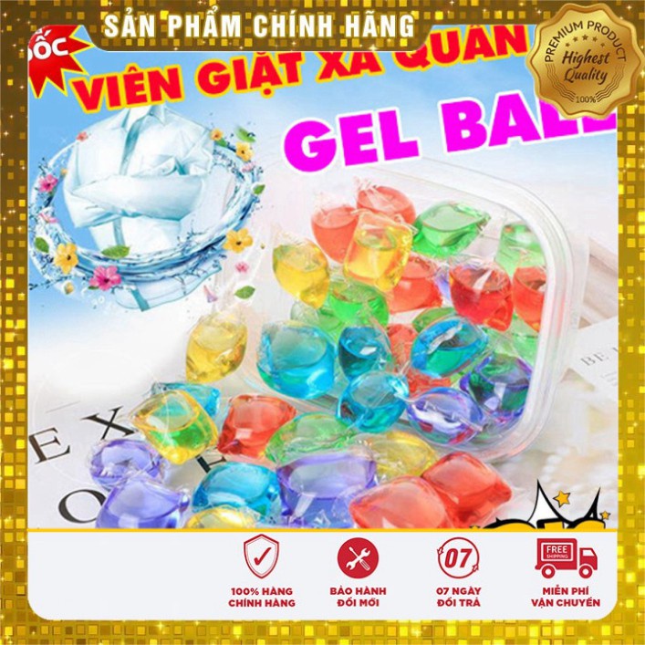 Viên Giặt Xả Quần Áo Thơm Lừng - Thay Thế Cho Cả Bột Giặt, Nước Xả