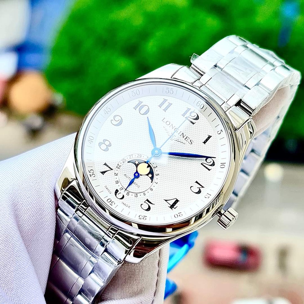 Đồng hồ nam chính hãng Longines Master Collection Moonphase  L2.909.4.78.6 L29094786 - Máy cơ - Kính Sapphire