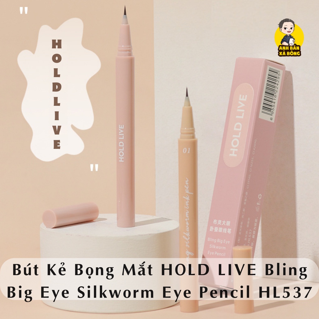 Bút Kẻ Bọng Mắt HOLD LIVE Bling Big Eye Silkworm Eye Pencil HL537