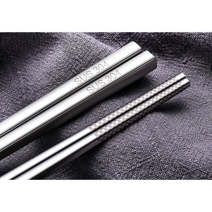 Đũa inox 304 cao cấp bền đẹp