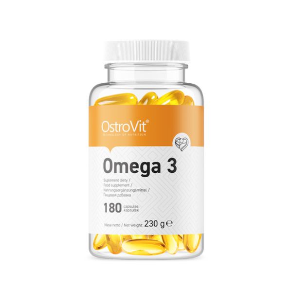 Viên uống dầu cá OstroVit Omega 3 1000 mg nhập khẩu Ba Lan - Gymstore hỗ trợ sức khỏe toàn diện