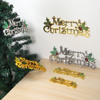 Phụ Kiện Chữ Merry Christmas Trang Trí Cây Thông Giáng Sinh 3D Kích ...