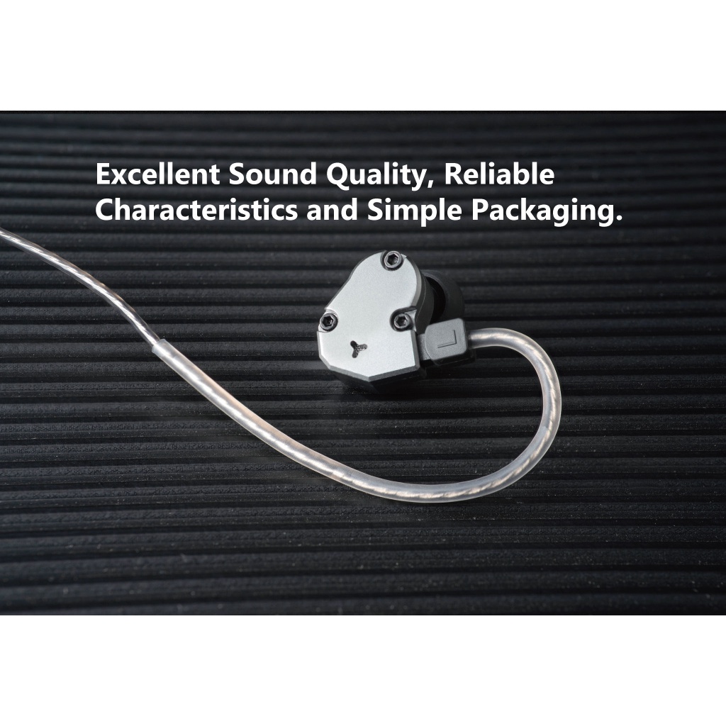 Tai Nghe Nhét Tai TINHIFI C2 Mech Warrior LCP PU Có Dây Cáp Mạ Vàng 0.78 2pin