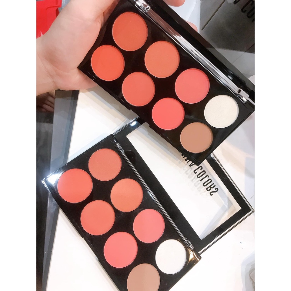 Bảng Má Sivanna Color Thái Lan Bảng phấn má hồng tạo khối sivanna 8 ô lên màu cực chuẩn Chính Hãng Beauty