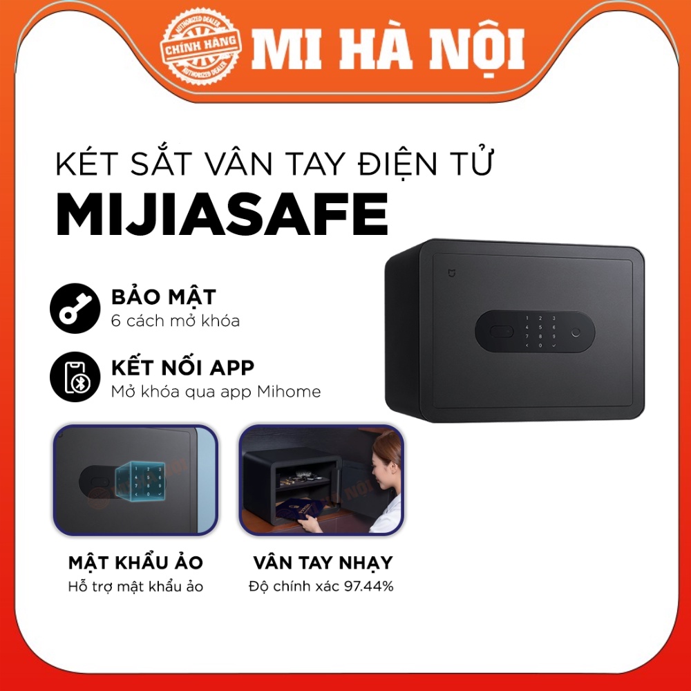 Két sắt điện tử vân tay thông minh Xiaomi Mijia