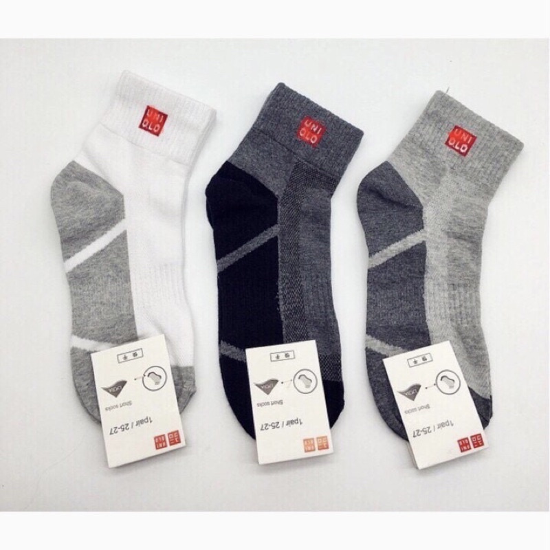 Tất Nam Cotton Thấm Hút Khử Mùi Dày Xịn, Vớ Nam Chọn Màu YUNA