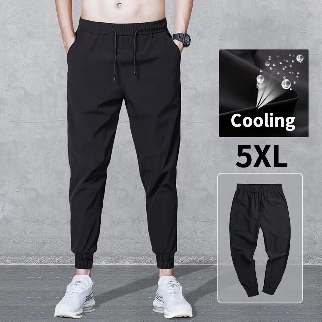 Quần Jogger Thể Thao Chất Liệu Lụa Poly Co Giãn Có Size Lớn 5XL Thời Trang Dành Cho Nam Và Nữ | BigBuy360 - bigbuy360.vn