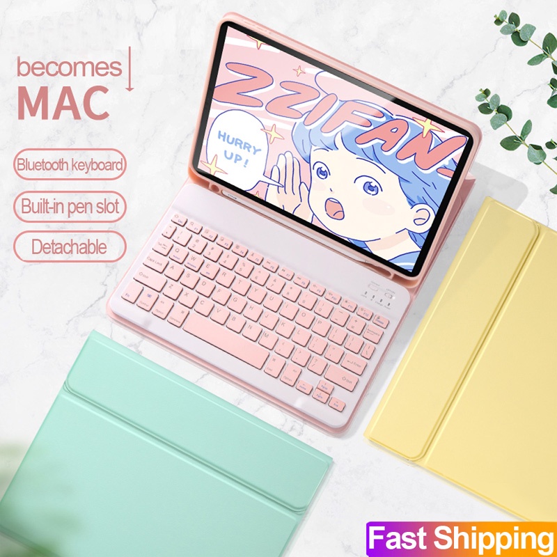 Ốp Máy Tính Bảng Kèm Bàn Phím Cho iPad 9.7 10.2 5th 6th 7th gen 8th 9th 10th Air 1 2 3 4 5 Pro 9.7 10.5 11 12.9 2020 2020 2021 2022 Mini 1 2 3 4 5 6 Casi
