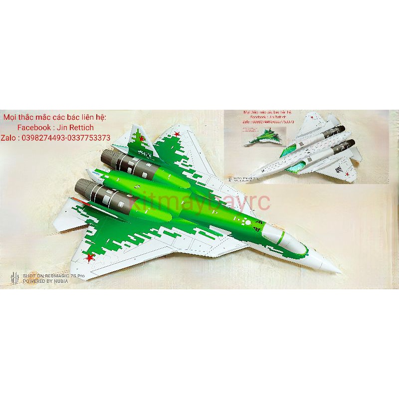 Bộ Vỏ Kit Su 57, T 50 biên dạng toàn thân sải 60cm, 72 cm, 90 cm