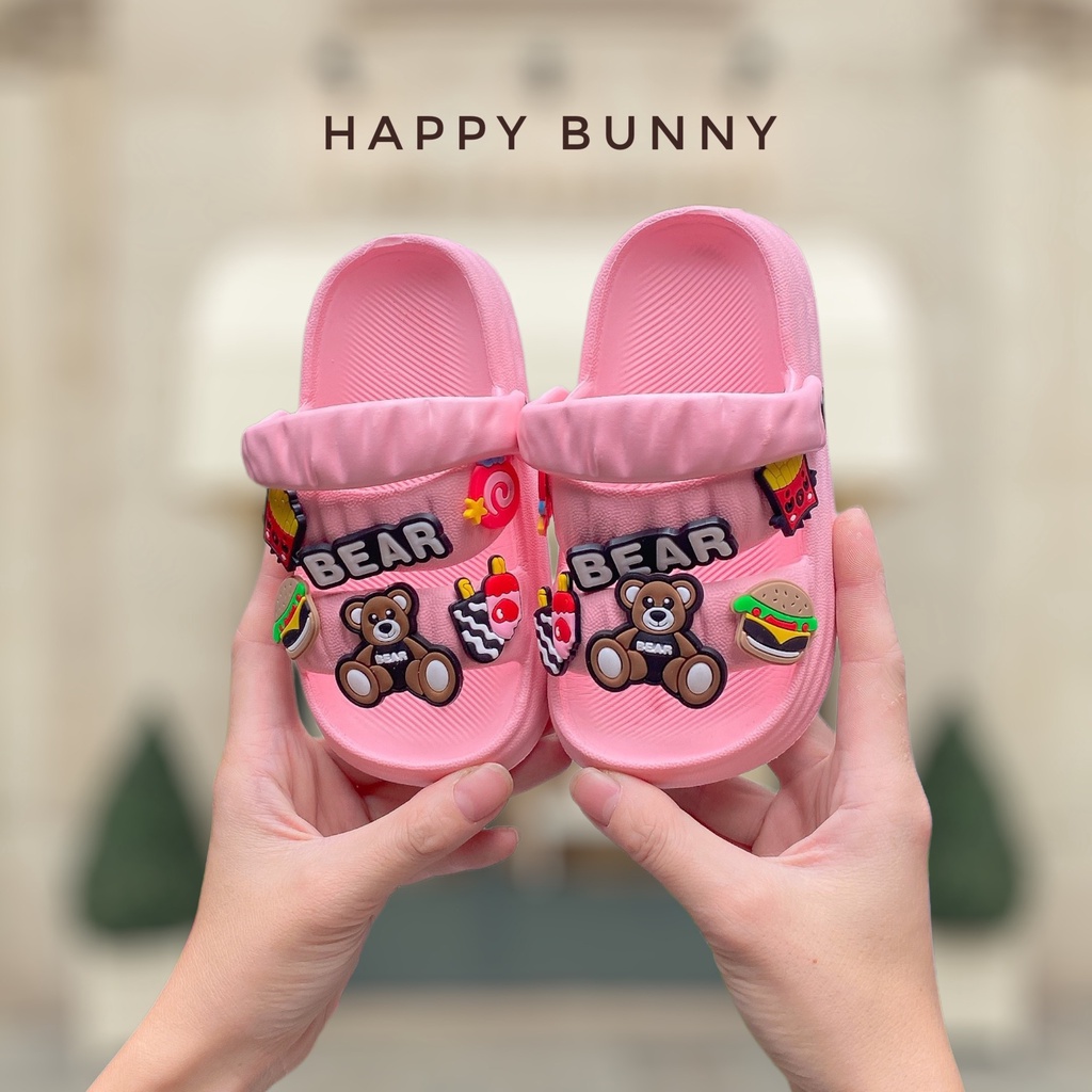 Size 24-29 Sandal Quai Hậu Siêu Nhẹ Đế Êm Cho Bé Gái KB183