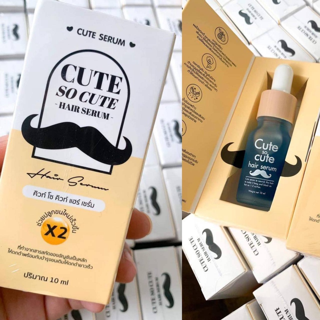 Serum Cute So Cute Hair kích thích mọc tóc, lông mày Thái Lan
