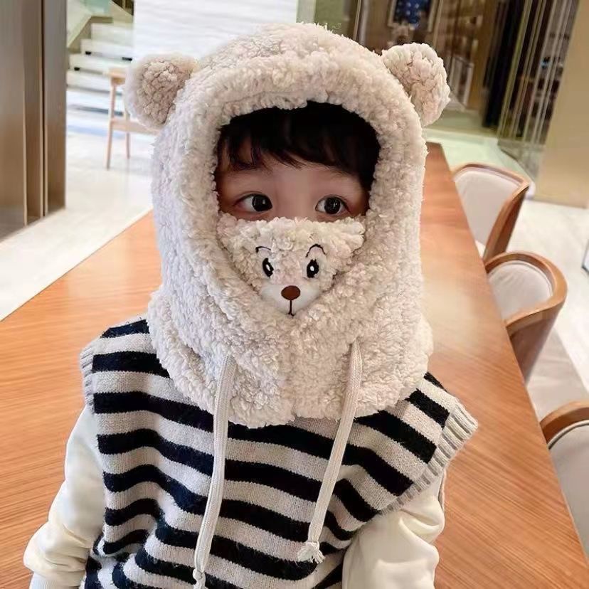 Mũ trẻ em khăn quàng một chiếc mùa thu đông dễ thương