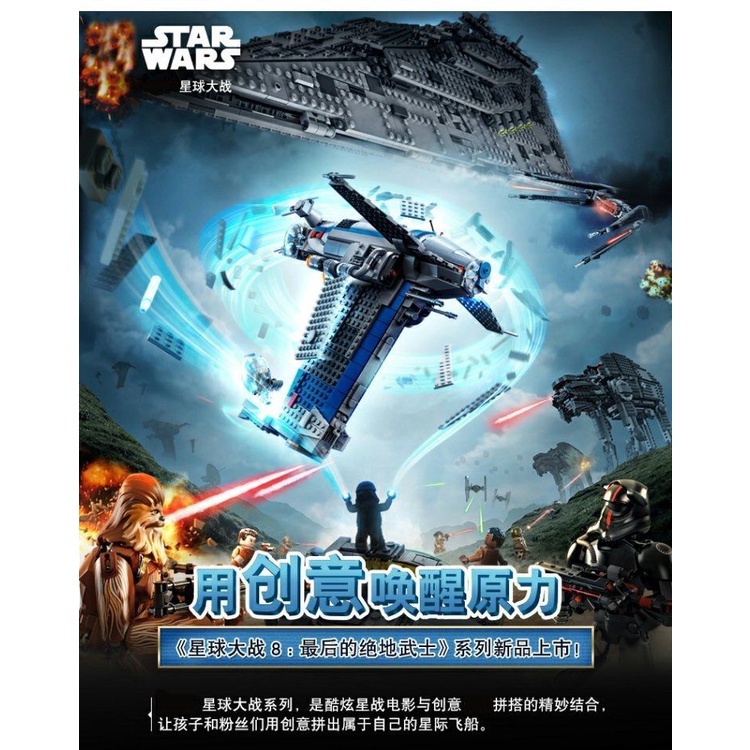 Đồ Chơi Lắp Ráp  Star Wars Series J-Starship 75190 8