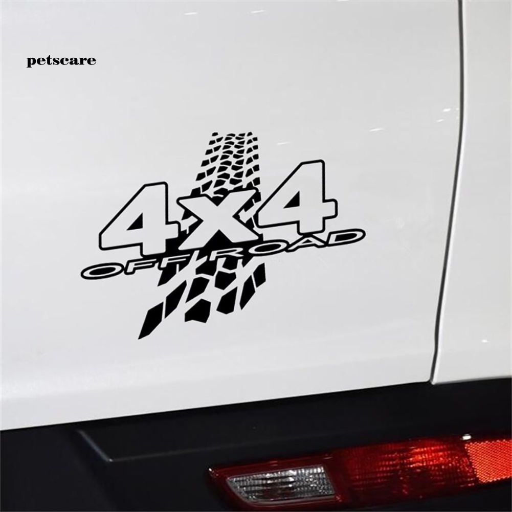Đề Can Dán Trang Trí Thân / Cửa Sổ Xe Hơi In Chữ Off Road Kích Thước 4x4 Độc Đáo