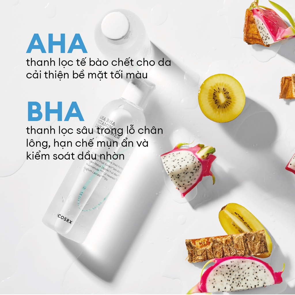 Nước cân bằng dưỡng sáng da COSRX Refresh AHA BHA Vitamin C Daily Toner HSD [15/4/2024]