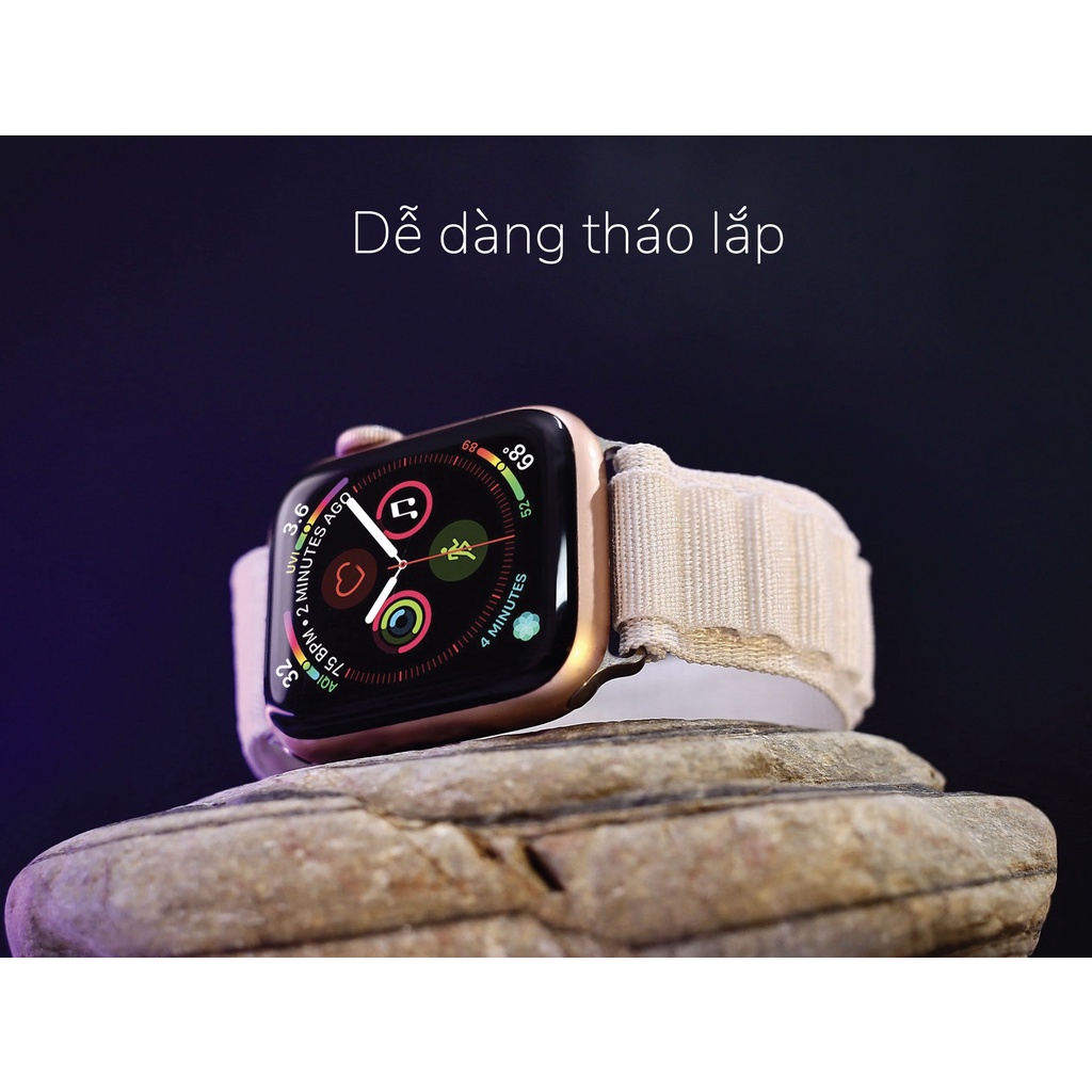 Dây đeo vải Coteetci W95 Ultra Alpine Loop cho đồng hồ thông minh Watch Ultra 49 mm . Size 38 /40/ 41/ 42/ 44/ 45/ 49 mm