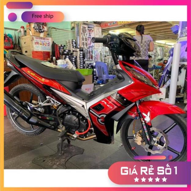 FREE SHIP + QUÀ TẶNG Tem rời xe Exciter2010 Rc đỏ đen