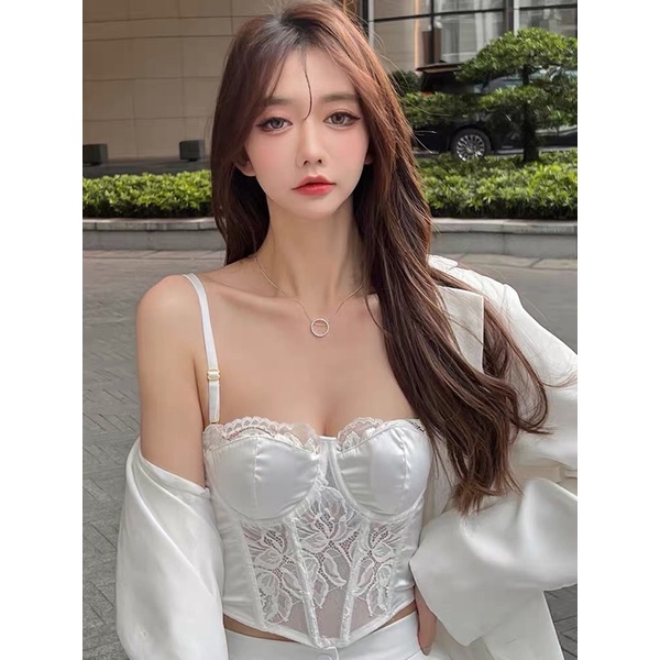 Bra coset lụa  thiết kế cao cấp có gọng dẻo và có xương định hình v1